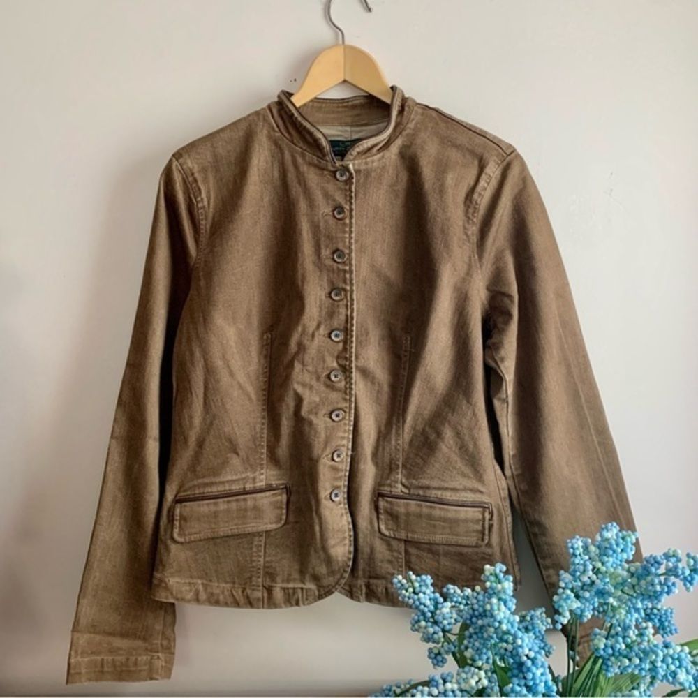 Lauren Ralph Lauren • Sheep Leather Trim Jacket‎